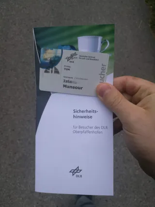 First Days at DLR — Oberpfaffenhofen